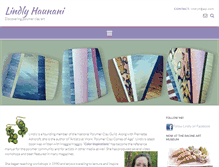 Tablet Screenshot of lindlyhaunani.com